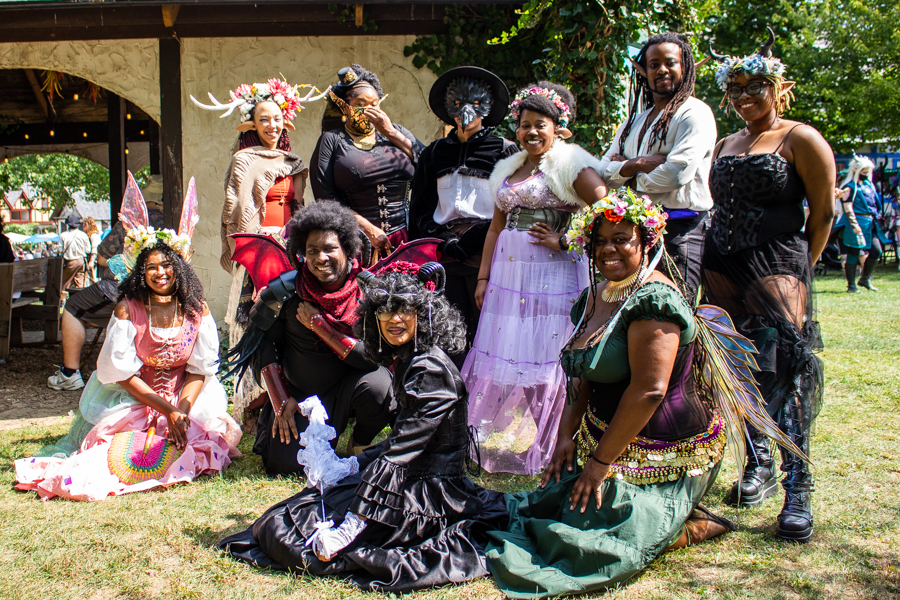 African American Cosplayers at the Texas Renaissance Festival