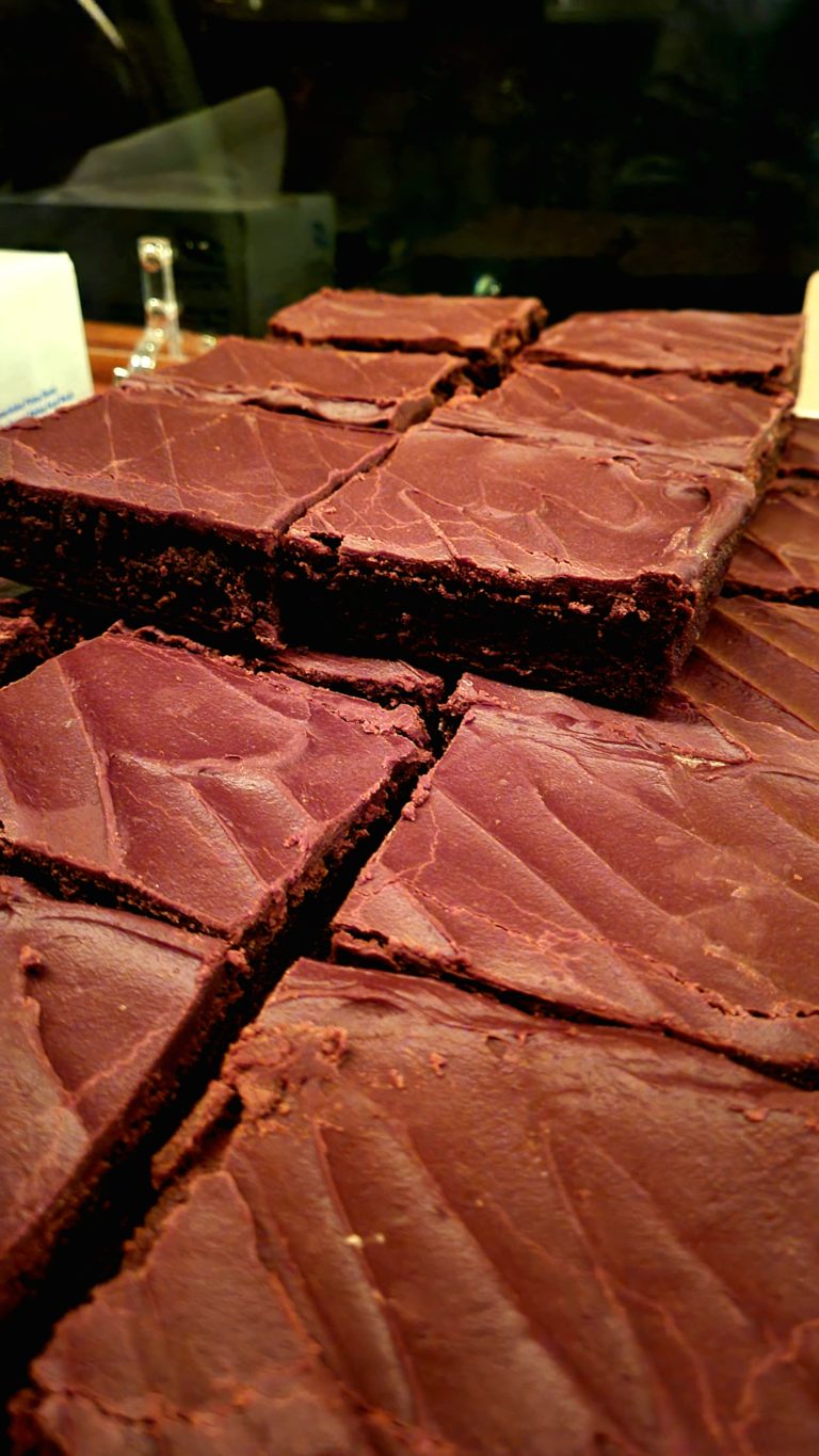 Decadent brownies from Benji's Bakery!