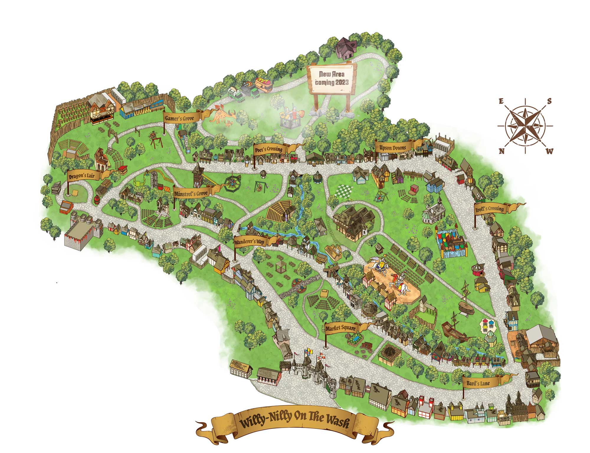 ohio renaissance festival grounds map