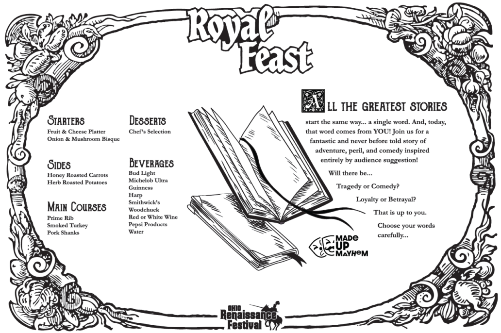 2023 Royal Feast Placemat